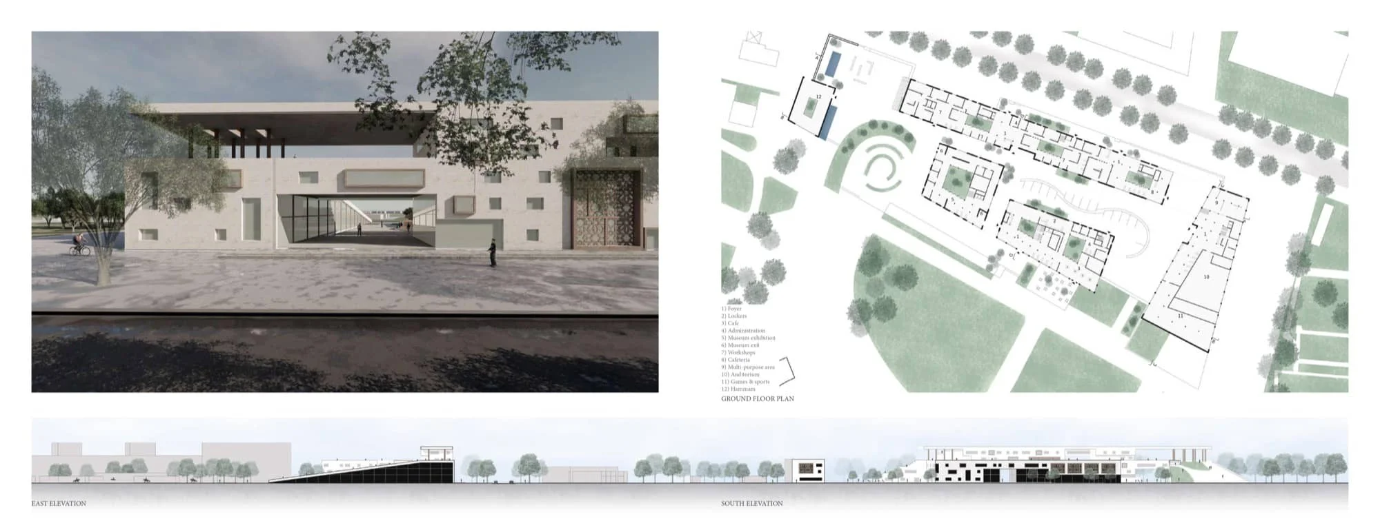 建筑作品集参考 Mai Tarek Saleh-建筑曲奇-archcookie